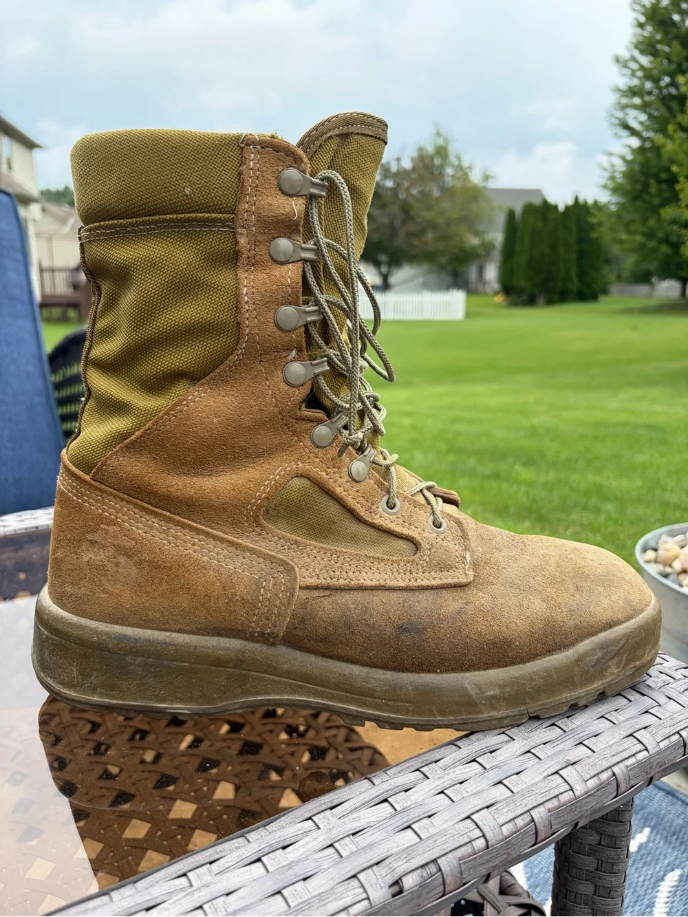 Men's Belleville 8” 500 USMC Waterproof Combat Boots